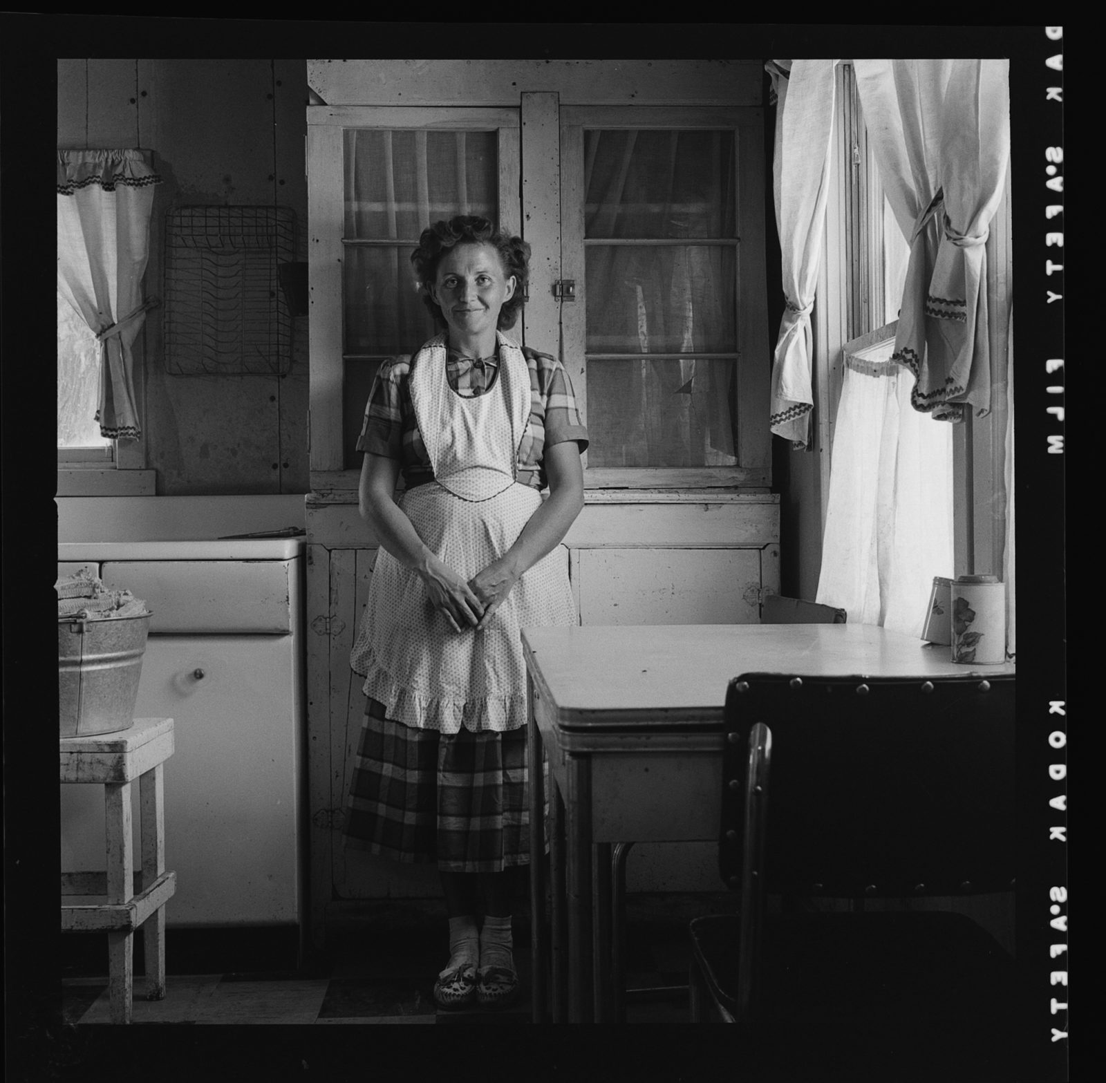 Young Mother; Utah 1953, AC Woman, Gunlock Dorothea Lange; Gelatin silver print. Gift of Paul S. Taylor. 12.25 in x 9.938 in. A67.137.93185 © The Dorothea Lange Collection, the Oakland Museum of California.